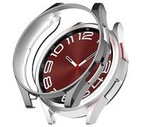 Compatible with Samsung Galaxy Watch 6 Classic 43 mm Case 2023, Soft TPU Covered All-Round Scratch-Resistant Screen Protector Case Cover for Samsung Galaxy Watch 6 Classic 47 mm, 47MM, Thermoplastic