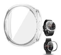 Compatible with Samsung Galaxy Watch 8 Case 40mm 42mm with Screen Protector Protective Case Cover Full Coverage PC Protective Case Cover Shell for Samsung Galaxy Watch 8