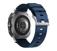 Compatible with Samsung Galaxy Watch Ultra Bands 47mm, Rugged Nylon Band for Galaxy Watch Ultra 47mm(2024), Adjustable Smartwatch Replacement band for Men, Dark Blue