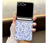 Compatible with Samsung Galaxy Z Fold 4 Clear Case,Cute Colorful Leopard Print Pattern Ultra-Thin Slim Fit Cover,Transparent Crystal Anti Yellow Protective Shockproof Phone Case,Leopard Print A413