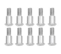 Compatible With SCX10 AR44 AR45 For Capra For Vanquish F10 H10 1/10 RC Crawler Parts M3*4 * 10mm Hex Button Head Shoulder Screws RC Car Accessories(Silver)