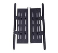 Compatible With SCX10 II 90046 For Wrangler For TRX4 For YiKong CC01 TF2 1/8 1/10 RC Crawler Car Parts Side Sliders Plate Adjustable RC Accessories(Black)