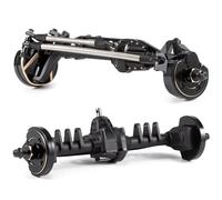 Compatible With SCX10 III RC For Rock Crawler For LCG For Chassis Cheater Rigs Complete Assembled AR45 Portal Axle Front Rear Axles RC Front Rear Axle