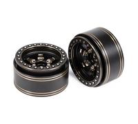 Compatible With SCX10 Pro VS4 VRD Carbon Kit For TRX4 D90 1/10 RC Car Parts 239g/pcs Brass 1.9 Beadlock Wheel Rims With Scale Hardware Accessories
