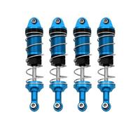 COmpatible With SCY 16101 16102 16103 For MJX H16 16207 For MN128 MN86 1/16 1/12 RC Car Parts Accessories 1 Set Metal Shock Absorber Rc car shock absorber(Blue)