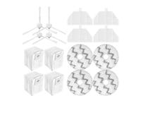 Compatible With SDJ06RM EVA Self-Cleaning Emptying Robot Vacuum Replacement Spare Parts Hepa Filter Side Brush Mop Cloths Rag(Set K)