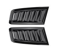 Compatible With Seat For Altea For Toledo MK3 5P 2X Engine Hood Vent Louvers Air Scoop Bonnet Cover Intake Glossy Black Bonnet Air Vent(Black)