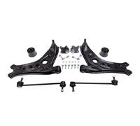 Compatible With Seat For Cordoba 6L2 For Ibiza III 6L1 6Q0407183 Control Arm Set With Ball Joint And Tie Rod For The Front Axle Wishbone Arms Links Kit