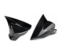 Compatible With Seat For Leon MK3 MK3.5 5F ST For FR 2013 2013 2014-2017 2018 2019 Wing Mirror Covers Caps Rearview Mirror Case Cover Auto Parts Auto Spare Parts(Black)