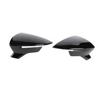 Compatible With Seat For ST For FR For Cupra 2012-2020 Gloss Black Mirror Cap Carbon Look Car Side Rearview Cover Accessories Wing Mirror Cover
