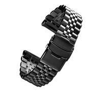 Compatible With Seiko Abalone Turtle Diving watch strap773 srp774 srp777 SRPA21E 99K1 22MM Solid men's stainless steel watchband accessories(Black)