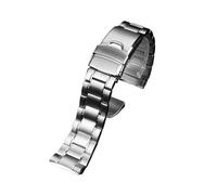 Compatible With Seiko PROSPEX abalone SRPA21J1/SRPE99K1 srp777 srpc25 773 strap Solid steel watch band wristband buckle Bracelet 22mm(Silver three beads)