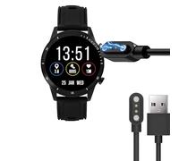 Compatible with Sekonda Active Go Smart Watch Charger, Lamshaw Magnetic USB Replacement Charging Compatible for Sekonda Mens 45mm Active Go Smart Watch (Black, USB A)