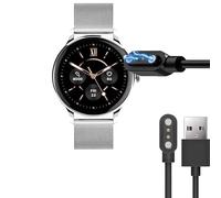 Compatible with Sekonda Flex Plus Smart Calling Watch Charger, Blueshaweu 2 Pin Magnetic USB Replacement Charging Compatible with Sekonda Flex Plus Smart Watch 42mm (Black)