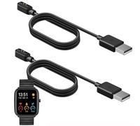 Compatible with Sekonda Motion Plus Smart Watch Charger, Blueshaweu Magnetic USB Replacement Charging Compatible with Sekonda Motion Plus Smart Watch 38mm (Black+Black)