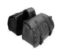 Compatible with Shadow 1set Motorcycle Saddlebags Throw Over Side Bag Luggage Storage Parts Accessories Modification Replacement Motorbike Panniers(Black)