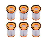 Compatible With Shark HEPA Filter XFCS851J Compatible With EVOPOWER SYSTEM IQ+ CS851JMVAE, IQ CS851J, STD+ CS150JAE Vacuum Cleaner Parts Replacement (Color : 6 pcs)