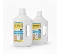 Compatible with Shark Vacmop VM252, VM180, VMP10, VMP30 - Multi-Surface Floor Cleaner Solution, 1000ml Citrus Scent for Hardwood, Tile, Laminate & Vinyl Floors, Streak-Free Formula(1L*2pcs)