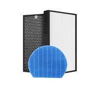 Compatible With Sharp Purificateur D'air Filtre 3Pc KC-A50JW KC-A51R-W KC-A50EUW Remplacement Hepa Charbon Humidification Filtre FZ-A51HFR FZ-A51DFR (Size : Set and Humidifying, Color : CHINA)