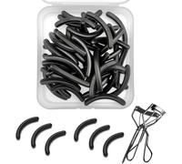 Compatible with Shiseido Eyelash Curler Refill Pads,30Pack Silicone Eye Lash CurlerRefills Fit for Shiseido Eyelash Curler,Black.