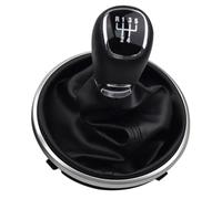 Compatible with Skoda for Fabia II MK2 for Combi for Scout 2007 2008 2009 2010 2011 2012 2013 2014 Manual 5/6 Speed Gear Shift Knob Handle Shifter Car Gear Knob(5 Speed)