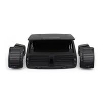 Compatible With Skoda For Octavia 2004-2014 1ZD819701 Car Dashboard Front Left Right Central Air Conditioner AC Vent Grille Assembly Air Vent Outlet(3PCS)