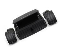 Compatible With Skoda For Octavia 2004-2014 LHD RHD Car Dashboard Front Left Right Central Air Conditioner AC Vent Grille Assembly 1Z0820951B car Center Rear Air Vent(3PCS)