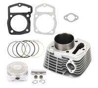 Compatible With SL230 1997-2008 For CRF230F 2003-2019 For XR230 2003-2008 16214-KPS-900 16214-KPS-901 Cylinder Jug Piston Gaskets Kit 65.5mm Bore Piston Gasket Kit