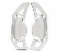 Compatible With Smart For 451 453 Fortwo 2009-2017 Car Steering Wheel Shift Paddles Aluminum Alloy Car Shifter Extension Styling Vehicle Paddle Shifters(Silver)