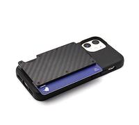 Compatible with SP Connect Phone case, Credit Card Wallet, RFID, Holds 10 Cards (Carbon Fibre)