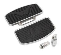 Compatible With Sportster Iron XL883 1200 Motorcycle Models Front Rear Driver Passenger Footrest Footpeg Floorboard Footboards Aftermarket Replacement