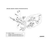 compatible with SRAM Replacement of rollers for gearbox FORCE/RIVAL/APEX