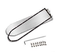 Compatible with Stainless for Battery Bottom Plate for Ninebot for Max G30 Electric Scooter Waterproof Shield with Ring Silver(B)