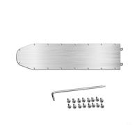 Compatible with Stainless for Battery Bottom Plate for Ninebot for Max G30 Electric Scooter Waterproof Shield with Ring Silver(B)