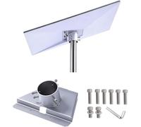 Compatible with Starlink Mini Gen 3 Bracket, the Mounting Kit, Made of Aluminium Alloy, the Pipe Adapter Mounting Kit provides a stable attachment for Starlink
