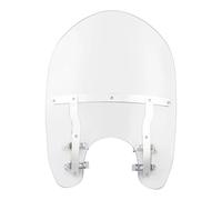 Compatible With Street For Bob Fxbb For Softail 1pcs Standard 19" Clear Motorbike Windscreen Windshield Wind Deflector W/ 49mm Clamps Windshield