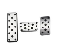 compatible with Subaru compatible with Impreza 2006-2015 AT MT Car Pedals Stainless Steel Auto Pedal Cover Car Pedal Cover Set Manual Car Auto(MT with Rest)(AT with Rest)