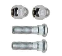 Compatible With Subaru For Legacy 2008-2019 4 Pcs M12*1.25 Wheel Hub Bolt Stud Nut SET Car Accessories OEM：28365FE001 Wheel Fixing Bolt