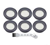 Compatible with SunSare X7A-US and Fieety Cordless Vacuums, 6-Pack Washable HEPA Air Inlet Filters with Cleaning Brush, Replacement Filters for Handheld and(6 PACK)