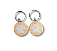 Compatible with Sureflap Surefeed Microchip RFID Collar Replacement Tags, Pack of 2, Waterproof, for Pets Without Microchip (Orange)