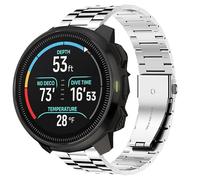 Compatible with SUUNTO OCEAN bands, 20mm, 22mm Stainless Steel Metal Replacement Straps Compatible with SUUNTO OCEAN, RACE, RACE S, VERTICAL, 9 PEAK, 9 PEAK PRO, 5 Peak, 3 Smartwatch (22mm size band,