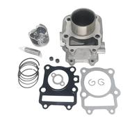 Compatible With Suzuki For Burgman For An125 2005 2006 2007 2008 2009 2010 11210-20E80-0F0 52mm Cylinder Block Piston Gasket Rings Kit Bore Piston Gasket Kit
