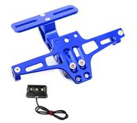 Compatible With Suzuki For DR200S For DR200SE For DR-Z250 For DRZ400E For DRZ400S DRZ400SM For TL1000R For SV1000/S DL1000 License Plate Frame Motorcycle License Holder(Blue)