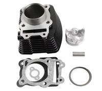 Compatible With Suzuki For Gixxer 155 2014 2015 2016 2017 2018 2019 2020 2021 11210-34J00-0F0 11241-34J00 56MM Bore Cylinder Piston Kit Engine Barrel Cylinder