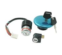 Compatible With Suzuki For GN125 1982-2001 For 125cc Motorcycle Ignition Switch Lock Fuel For Gas Cap Tank Cover Locking With 2 Keys Motorbike Parts