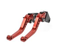 Compatible with Suzuki for GSF650 for Bandit 2005 2006 2007 Motorcycle Brake Clutch Levers Motorbike Adjustable Short Rod Handles Lever Moto Handlebar Levers(Red)