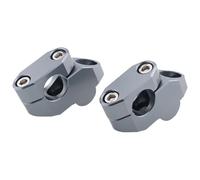 Compatible With Suzuki For V-Strom 250 For V-STROM 650 For DL650 2pcs 7/8" 22mm Handle Bar Mount Risers Offset Extend Raised Riser Handlebar Clamp