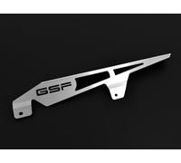 Compatible with: Suzuki GSF 600 / S 1995-99 / GSF 1200 / S 1996-06 / GSF 1250 / S 2007-14 / Bandit chain guard chain shield logo silver IBEX