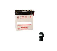 Compatible with Suzuki GT Hustler 250 1973-1977 Yuasa battery, ready to use, 12N5-3B 12V/5Ah batteries for engine start, complete specification motorcycle scooter