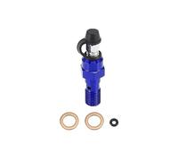 Compatible With Suzuki M10x1.0mm Motorcycle Bleed Nipple Cap Motocross Bike Brake Master Cylinder Caliper Bleeder Screw With Cap Nutand Bolt Kit